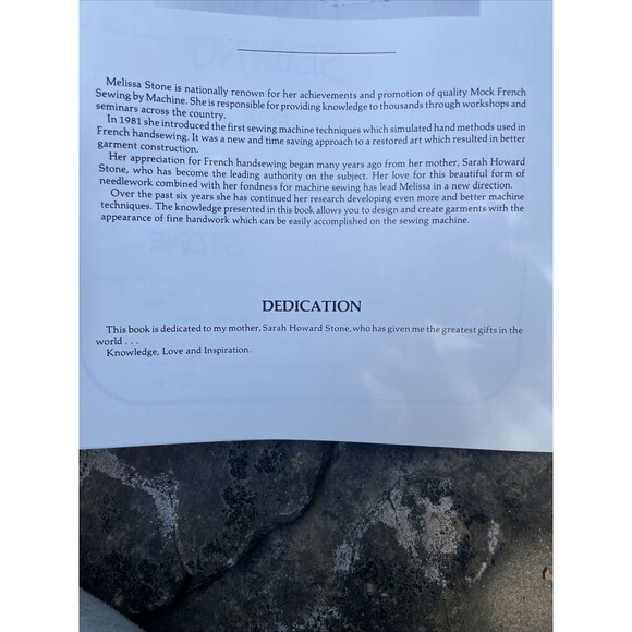 FRENCH HAND SEWING FOR MACHINE By Melissa Stone *Excellent Condition* - Picture 9 of 16